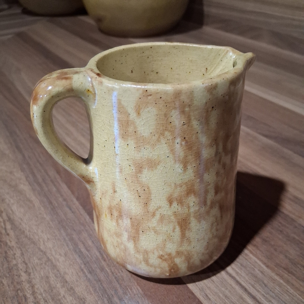 Antique Bennington Rockingham Style Pitcher - Picture 5 of 6